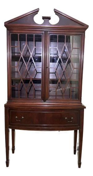 Antique Mahogany Curio Cabinet
