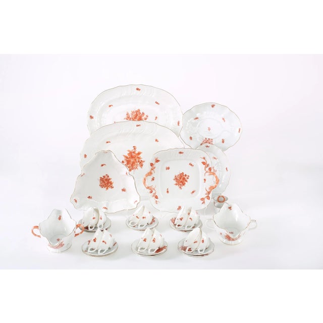 Mid 20th Century Herend Hungarian Dinner Service - 87 Pieces For Sale - Image 9 of 11