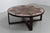 Danish Round Tiled Coffee Table by Ox-Art for Trioh, 1970s. Stunning Scandinavian Mid-Century Modern circular coffee table...