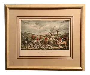 19th Century Original Hunting Lithograph by Henry Alken