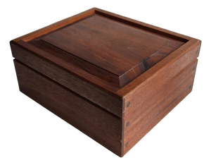 Vintage Tropical Hardwood Humidor With Spanish Cedar Lining