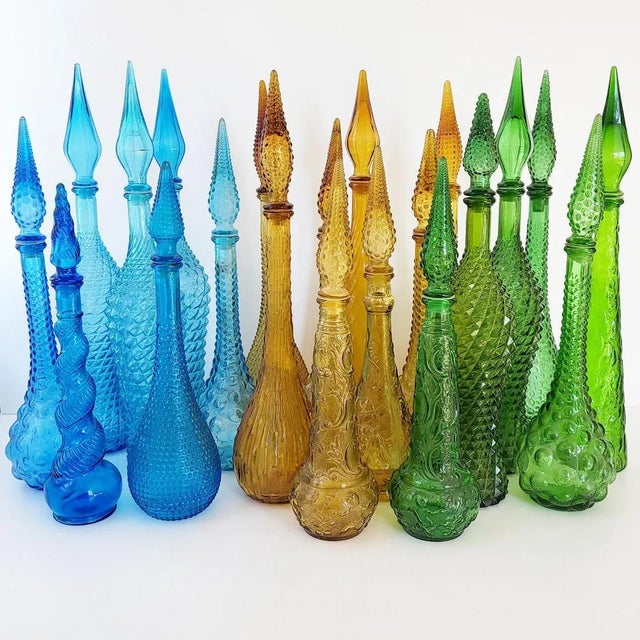 Vintage Carafes in Glass, 1960, Set of 21 For Sale - Image 11 of 11