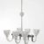 Metal Murano Glass Chandelier by Ercole Barovier For Sale - Image 7 of 12