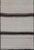 Traditional Vintage Turkish Kilim Small Runner With Ivory and Dark Brown Stripes 2'0 X 7'10 For Sale - Image 3 of 11
