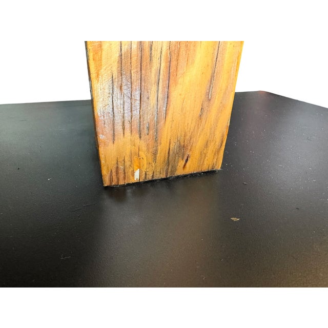 Anticipation – Wood Sculpture by Hy Farber (1921-2012) For Sale - Image 9 of 12