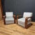 Vintage Chairs with Canaletto Walnut Armrests, Set of 2 For Sale - Image 14 of 15
