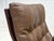 Scandinavian Armchair in Brown Leather, 1970s For Sale - Image 12 of 18