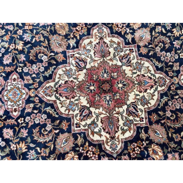 1980s Vintage Turkish Hereke Rug For Sale - Image 5 of 18
