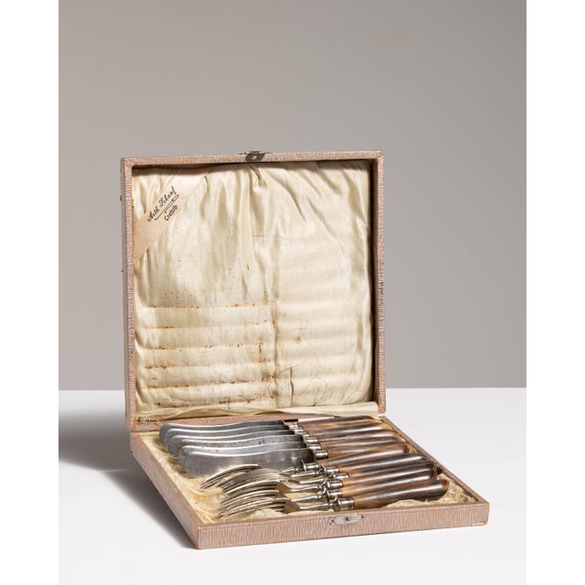Mid 20th Century Germany Ivory Silver Serving Utensil For Sale - Image 13 of 17