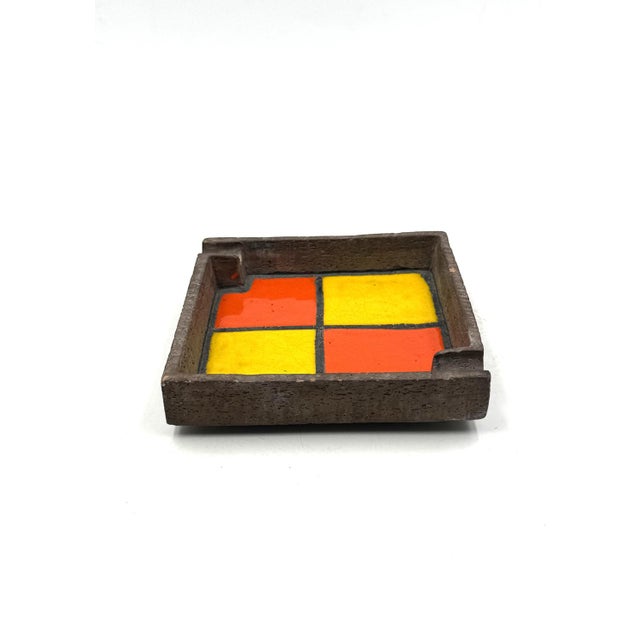 Mid-Century Space Age Ceramic Ashtray by Aldo Londi for Bitossi, Italy, 1970s For Sale - Image 10 of 16