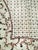 Tribal Vintage Hand Printed Indian Cotton Banquet Tablecloth With Jacquard Floral Damask & Fringe For Sale - Image 3 of 10
