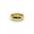 This striking 18k gold band has lots of wonderful features, including ten flush mount round brilliant diamonds...