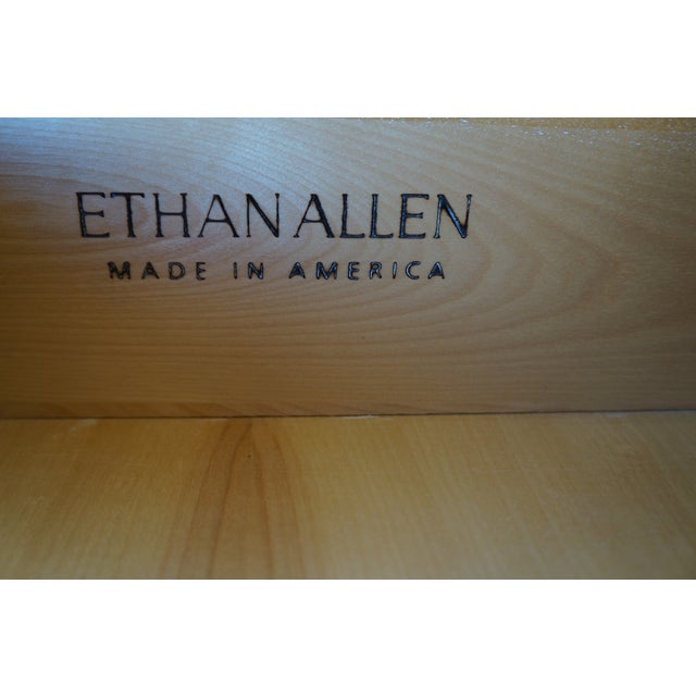 Ethan Allen Country French Painted Armoire For Sale - Image 11 of 12