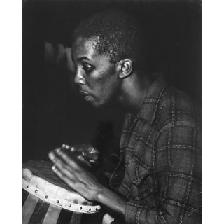 1963 Photograph of a Bongo player by Ruth McNitt For Sale