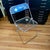 Campaign Italian Plia Folding Chairs by Giancarlo Piretti for Anonima Castelli Italy Lucite Chrome - A Pair For Sale - Image 3 of 9