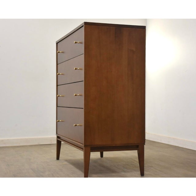 A mid century modern solid maple four drawer dresser designed by Paul McCobb for Winchendon’s Planner Group....