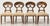 Set of 4 Viennese Biedermeier side chairs (likely originating from Austria, Germany, or Central Europe around the 1920s to...
