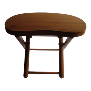 Mid-Century Folding Wooden Child's Stool or Seat, Yugoslavia