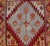 Textile Vintage Turkish Oushak Runner With Bold Gold, Red, and Sky Blue Medallions For Sale - Image 7 of 13