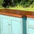 Late 20th Century Vintage Monumental Blue Wash Credenza For Sale - Image 12 of 16