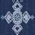 Schumacher Sample - Schumacher Nadira Embroidery in Indigo For Sale - Image 4 of 5