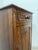 Vintage Welsh Style End Table Cabinet With Drawer and Carved Panel Door For Sale - Image 9 of 9