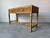 Elevate your space with this stunning Vintage Palm Beach Regency Coastal Rattan Console Table, a timeless piece that...
