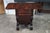 Antique American Empire Crotch Mahogany Drop Leaf Sewing Work Side Table Cabinet For Sale - Image 6 of 14