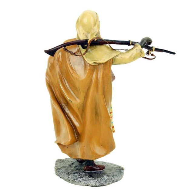 Polychrome Vienna Bronze Arabian Warrior Sculpture For Sale - Image 4 of 8