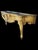 Dorothy Draper ​Monumental Exquisite Vintage Louis XV Rococo-Style Gilt Wood and Off White Marble-Top Wall-Mounted Console Table For Sale - Image 4 of 12