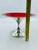 Vintage Reed & Barton Silver Plate & Ruby Red Enamel Pedestal Compote For Sale - Image 11 of 12