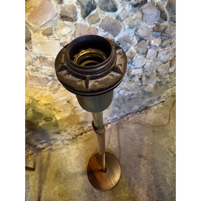 Metal Vintage Danish Scandinavian Floor Standard Lamp, 1960s For Sale - Image 7 of 16
