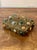 Early 20th Century Antique Tibetan Filigree Jewelry Box, Agate Stone Brass Trinket Box For Sale - Image 5 of 7