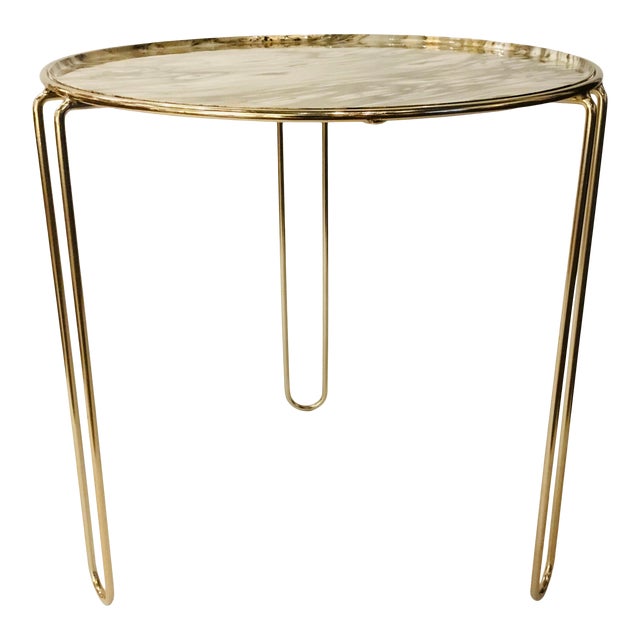 Interlude Home Modern Reactive Enamel End Table Chairish