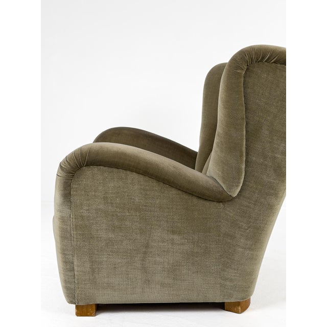 Swedish Modern Easy Chair, Sweden, 1940s For Sale - Image 9 of 11