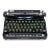 Art Deco Remington Portable Noiseless Typewriter and Case c.1937 For Sale