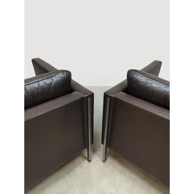 1960s Vintage Dutch 442 Lounge Chairs by Pierre Paulin for Artifort, 1960s, Set of 2 For Sale - Image 5 of 6