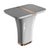"Perla" Side Table With Stainless Steel and Bronze Details, Handmade For Sale - Image 10 of 10