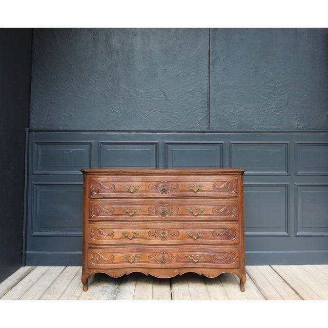 18th Century Carved Oak Baroque Chest of Drawers For Sale - Image 4 of 18