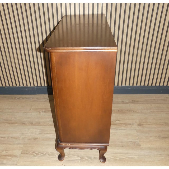 Chippendale Display Cabinet Shelf with Glass Sliding Door, 1960s For Sale - Image 10 of 14