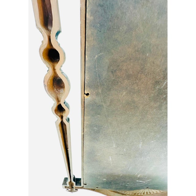 Rare Grand Scale 43" Mid-Century American Federal Eagle Mirror by Burwood For Sale - Image 12 of 18