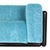 Iroko Cornaro Sofa in Wood and Azure Velvet by Carlo Scarpa for Studio Simon, 1974 For Sale - Image 12 of 18