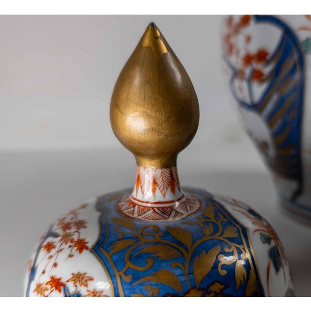 19th Century Japanese Imari Polychrome Baluster Form Vase in Chinoiserie Taste For Sale - Image 9 of 18