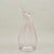 • Vintage hand blown art glass vase with sculptural curved neck and elongated asymmetrical opening. • Mid-Century Modern...