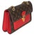 Contemporary Cherry Monogram Canvas Victoire Chain Bag For Sale - Image 3 of 9