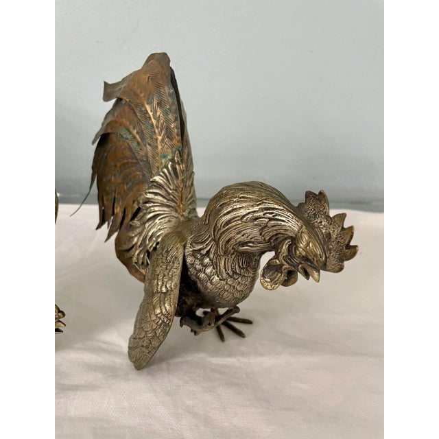 Mid 20th Century Decorative Roosters - a Pair For Sale - Image 10 of 13