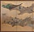 Excellent Heisei Era Japanese 4-Panel painted Byobu (folding screen) depicting Sake making. Yamato-E style. Signed and...