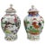 Antique 18th Century Chinese Export Porcelain Tea Caddies Decorated with Rooster and Deer in Famille Rose - A Pair For Sale - Image 13 of 13