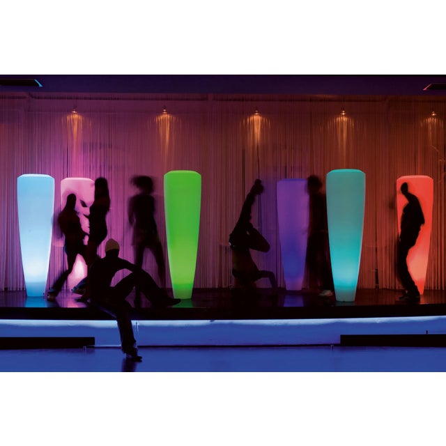 Indoor/Outdoor Obice Big Lamp in LDPE RGB Light Kit by Giorgio Tesi for VGnewtrend For Sale - Image 9 of 10