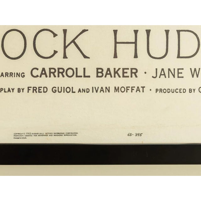 Orange Vintage Film Poster for Giant For Sale - Image 8 of 11